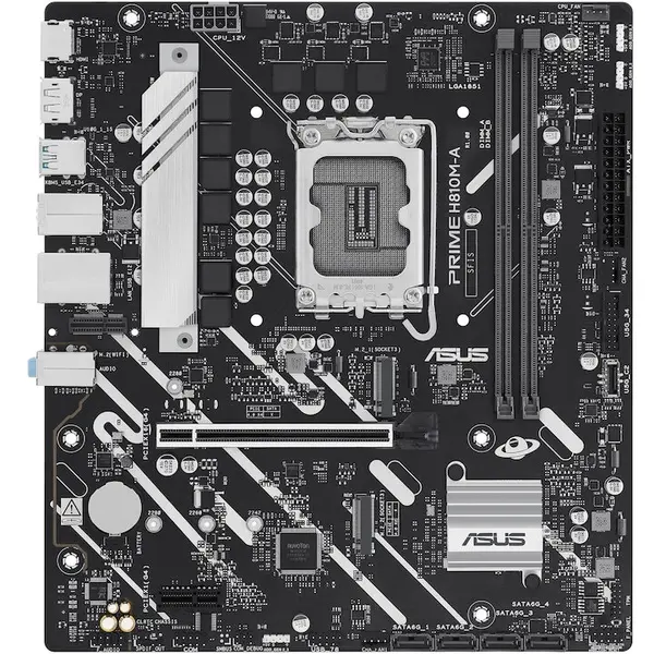 Asus Placa de baza ASUS PRIME H810M-A-CSM, Socket LGA1851, Micro ATX