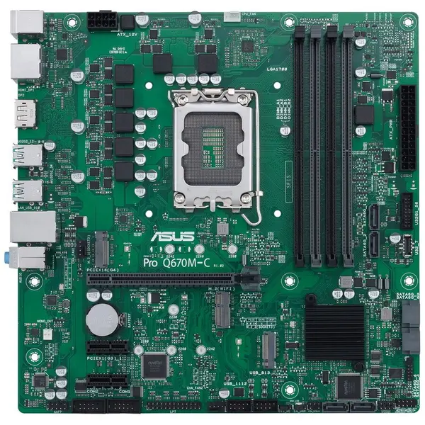 Asus Placa de baza ASUS Pro Q670M-C-CSM, Intel Q670, Socket 1700, mATX