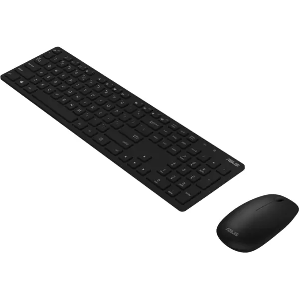 Asus Set Tastatura si Mouse Asus 90XB0430-BKM3K0, Wireless, Full-size, Negru