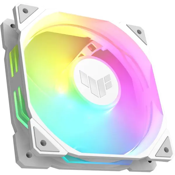 Asus Ventilator Carcasa ASUS TUF GAMING TR120 ARGB Reverse, 120 mm, viteza 2400 RPM, Alb