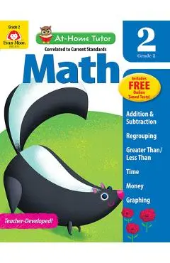 At-Home Tutor: Math, Grade 2 Workbook - Evan-moor Corporation