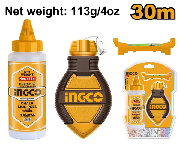 Ata Trasat 30m cu Praf INGCO HCLR0130