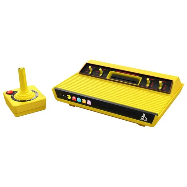 Atari Consola de jocuri retro Atari 2600+ Pac-Man Edition Console, joystick CX40+, Galben