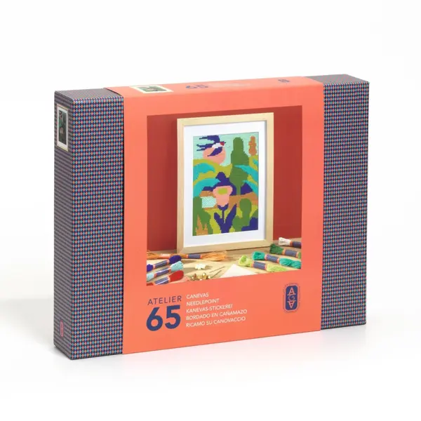 Atelier creativ 65 pentru adulti Goblen si broderie, Djeco