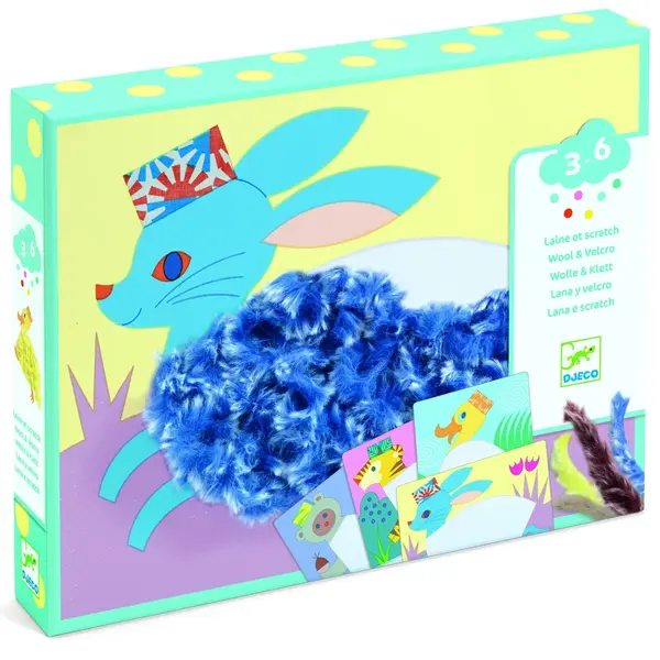 Atelier creativ Animalute cu caciulite, Djeco