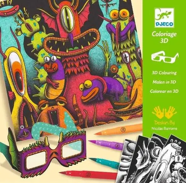 Atelier de Colorat 3D Djeco