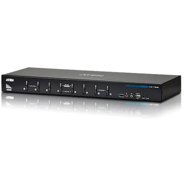 ATEN ATEN KVM 8/1 CS-1788 USB DVI Dual Link KVM Switch