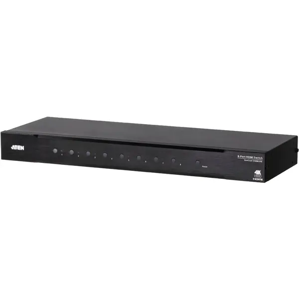 ATEN Switch HDMI ATEN VS0801HB-AT-G, HDMI 2.0, 8 intrari, 4K Ultra HD, 60Hz