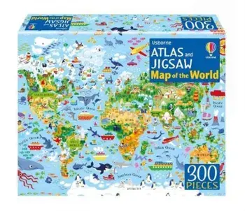 Atlas and Jigsaw Map of the World, Paperback/Sam Smith