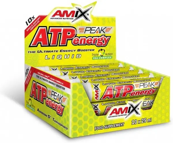 ATP Energy Liquid Box, lămâie, 10 shoturi x 25 ml, Amix