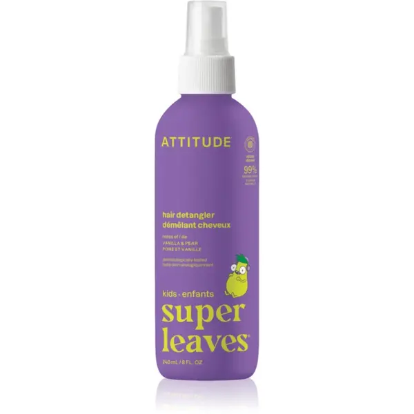 Attitude Little Leaves Kids spray pentru par usor de pieptanat pentru copii Vanilla & Pear 240 ml