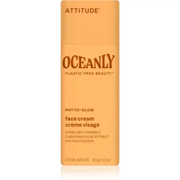 Attitude Oceanly Face Cream cremă solidă cu efect de iluminare cu vitamina C 8,5 g