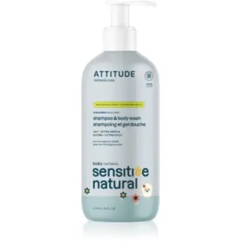 Attitude Sensitive Natural Baby Oatmeal sampon si gel de baie 2 in 1 pentru piele sensibila