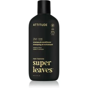 Attitude Super Leaves Men's Shampoo and Conditioner 2-in-1 sampon si balsam 2 in 1 pentru barbati