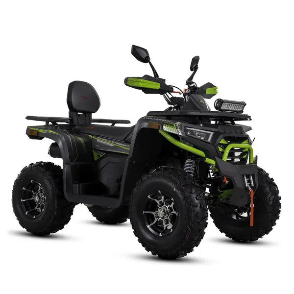 ATV Asix Challenger T3B 250cc, roti 10 inch, 1+1 viteze, cu injectie, culoare negru verde