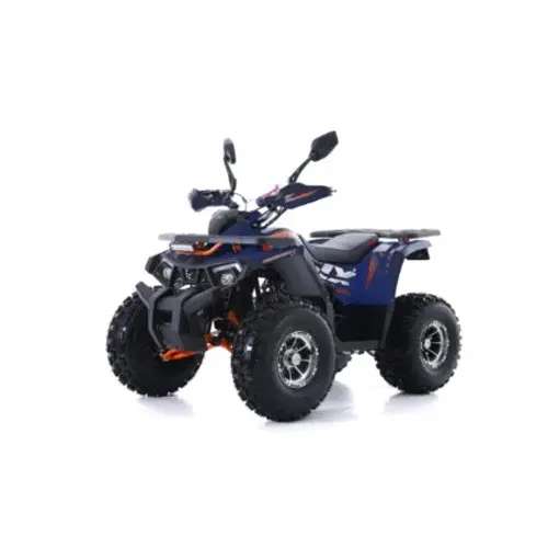 ATV Asix Fourcraft 125cc, A1, roti 8 , jante din aluminiu, 3+1 viteze, culoare albastru inchis portocaliu
