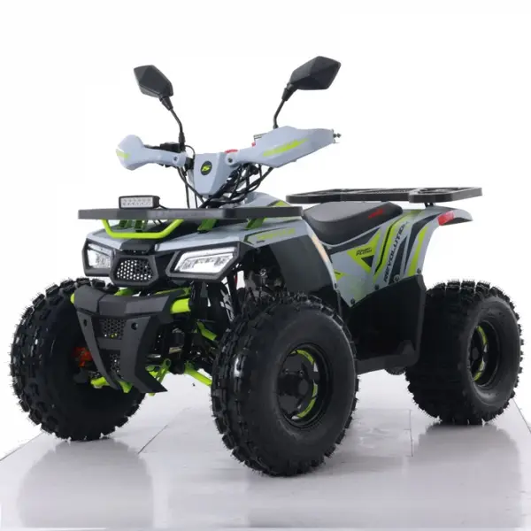 Atv Asix Hunter 125cc, roti 8 inch, 1+1 viteze, culoare gri lime