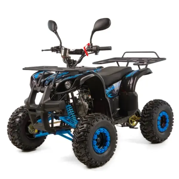 Atv copii XTR 006 Phyton, roti 7 inch, 110cc, 4 timpi, 1+1, pornire electrica, culoare negru albastru