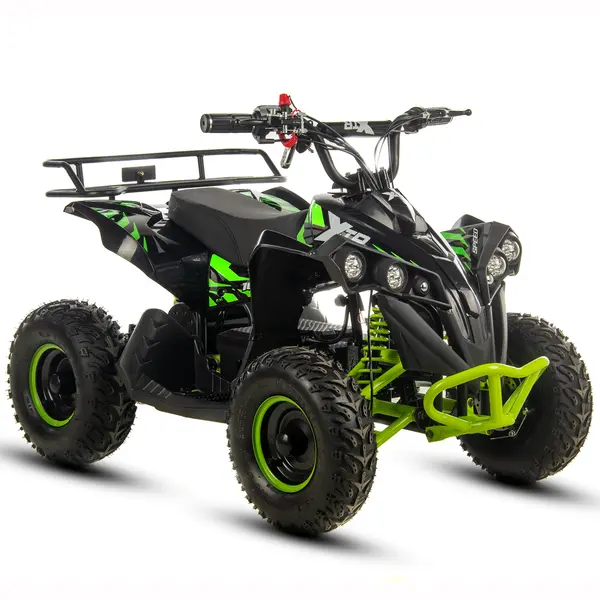 Atv electric copii XTR E-M12-6S 1000W, culoare negru verde