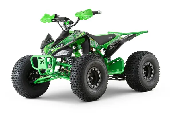 ATV electric ECO Speedy XXL 1000W 48V 20Ah cu diferential, roti 8 inch, culoare verde