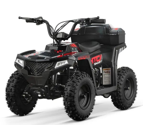ATV electric NITRO E-QUAD Acanto 1000W cu baterie 36V 8Ah Lithium, culoare rosie