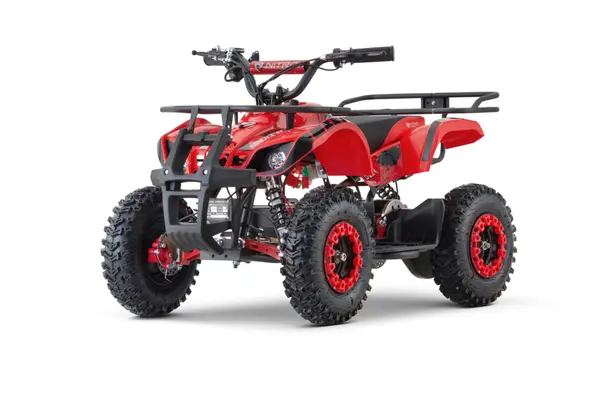 ATV electric pentru copii NITRO Torino Quad 1200W 48V Snowy Tyre, culoare rosie