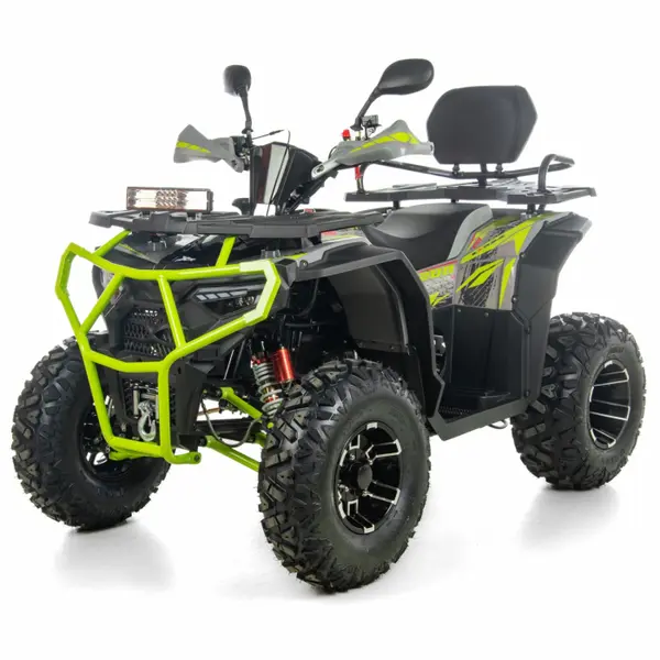 ATV XTR Pro Farmer X1 019, roti 10 inch, 200cc, 1+1 viteze, jante de aluminu, culoare gri verde