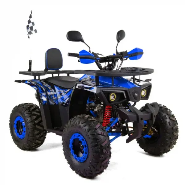 ATV XTR Pro FireShot 002, roti 8 inch, 125cc, 1+1 viteze, culoare negru albastru