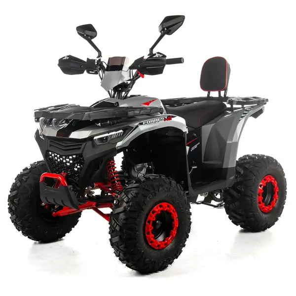 ATV XTR Pro Forest 125cc, 8 inch, Semi-Automat 1+1, Pornire Electrica, Gri-Rosu