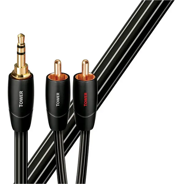 Audioquest Cablu audio Jack 3.5mm - 2RCA AudioQuest Tower 1,5m