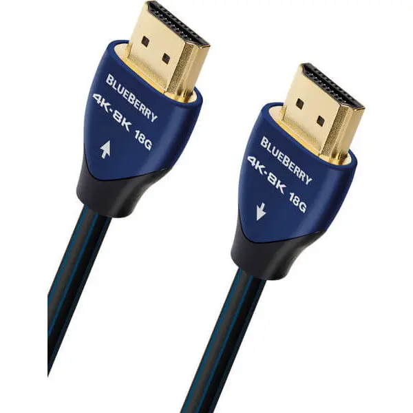 Audioquest Cablu HDMI 4K AudioQuest BlueBerry, HDMI 2.1/HDCP 2.2, eARC, 2m