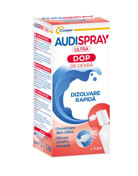 Audispray Ultra Dopuri de ceara, 20ml, Audispray