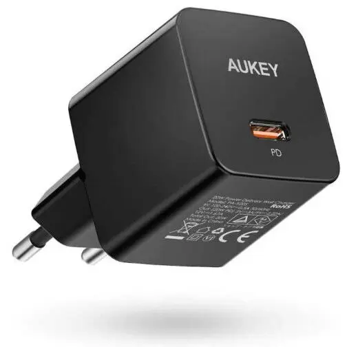AUKEY Incarcator de retea Aukey PA-Y20S 20 W, USB-C, Negru