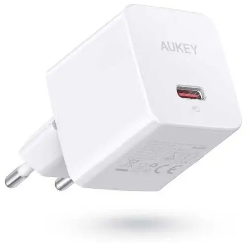 AUKEY Incarcator mini Aukey PA-Y20S 1xUSB-C 20W , alb