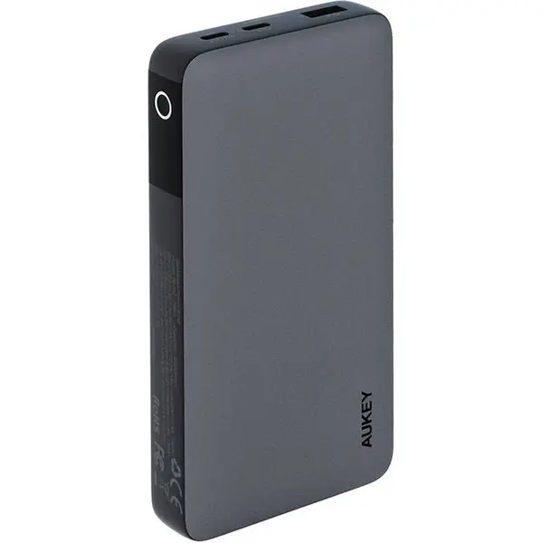 AUKEY Powerbank 20000mAh, Aukey, PB-Y42, 30W PD, 3 porturi, negru, 146x74x23mm