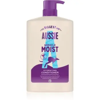 Aussie Miracle Moist balsam hidratant pentru păr uscat și deteriorat