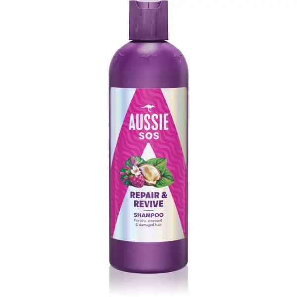 Aussie SOS Repair & Revive sampon hranitor pentru par si scalp deteriorat 500 ml
