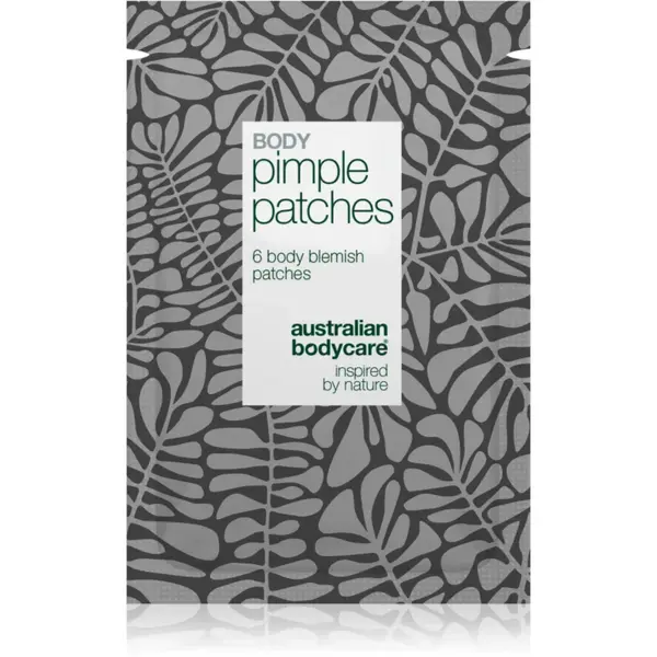 Australian Bodycare Body Pimple Patches tratament topic pentru acnee pentru corp 6 buc