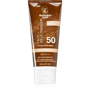 Australian Gold Face + Self Tanner crema autobronzanta pentru fata