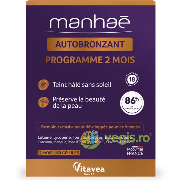 Autobronzant 60cps vegetale Vitavea,