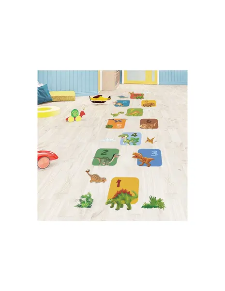 Autocolant de perete DINO DINOS 140x45cm