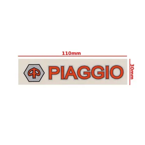 Autocolant Piaggio, culoare portocaliu
