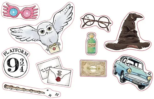 Autocolante ABYstyle Movies: Harry Potter - Magical Objects 2