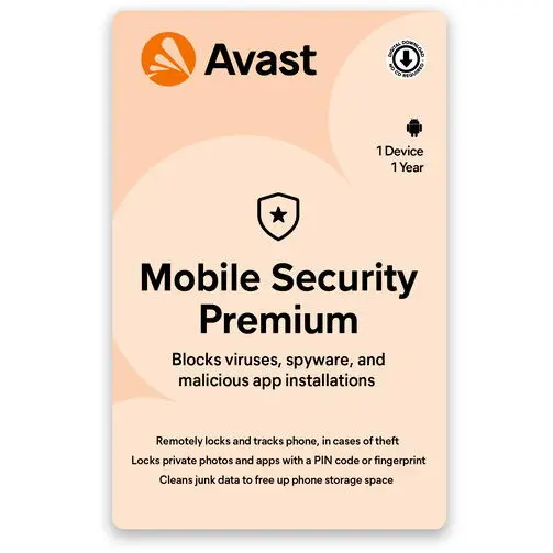 AVAST Licenta Avast Mobile Security Premium - 1 Telefon, 2 Ani