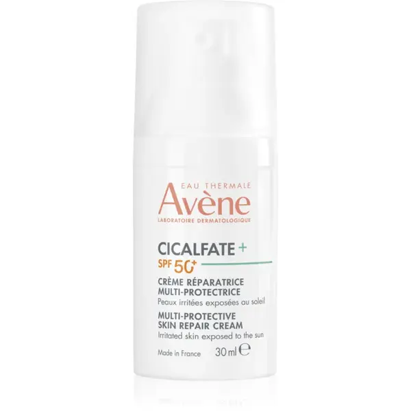 Avène Cicalfate+ Multi-Protective Skin Repair Cream cremă protectoare și regeneratoare pentru piele iritata SPF 50+ 30 ml