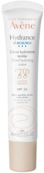 Avène Hydrance Crema tonificanta hidratanta bogată BB Riche, SPF30, 40 ml