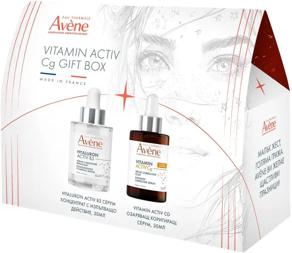 Avène Set - Ser Hyaluron Activ B3 și Ser Vitamin Activ Cg, 2 х 30 ml