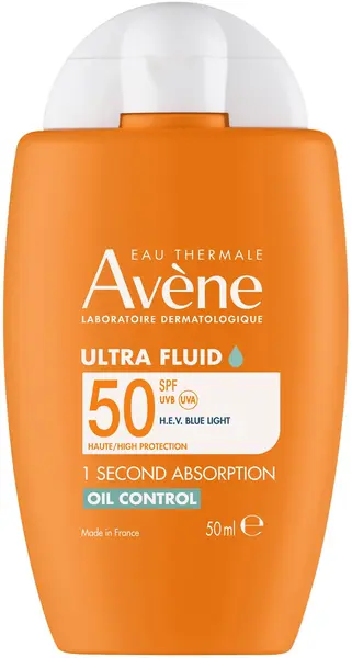 Avène Sun Fluid de protecție solară pentru ten gras, SPF50, 50 ml