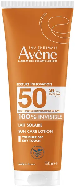 Avène Sun Lapte de protecție solară pentru față și corp, pentru adulți, SPF50+, 250 ml