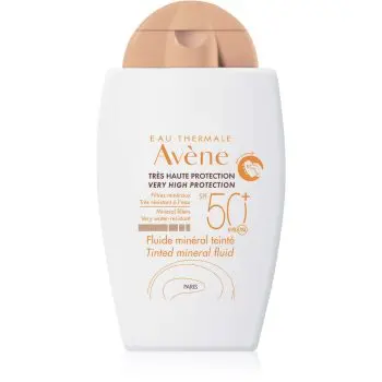 Avène Sun Mineral Fluid Tinted tratament pentru protectie solara SPF 50+